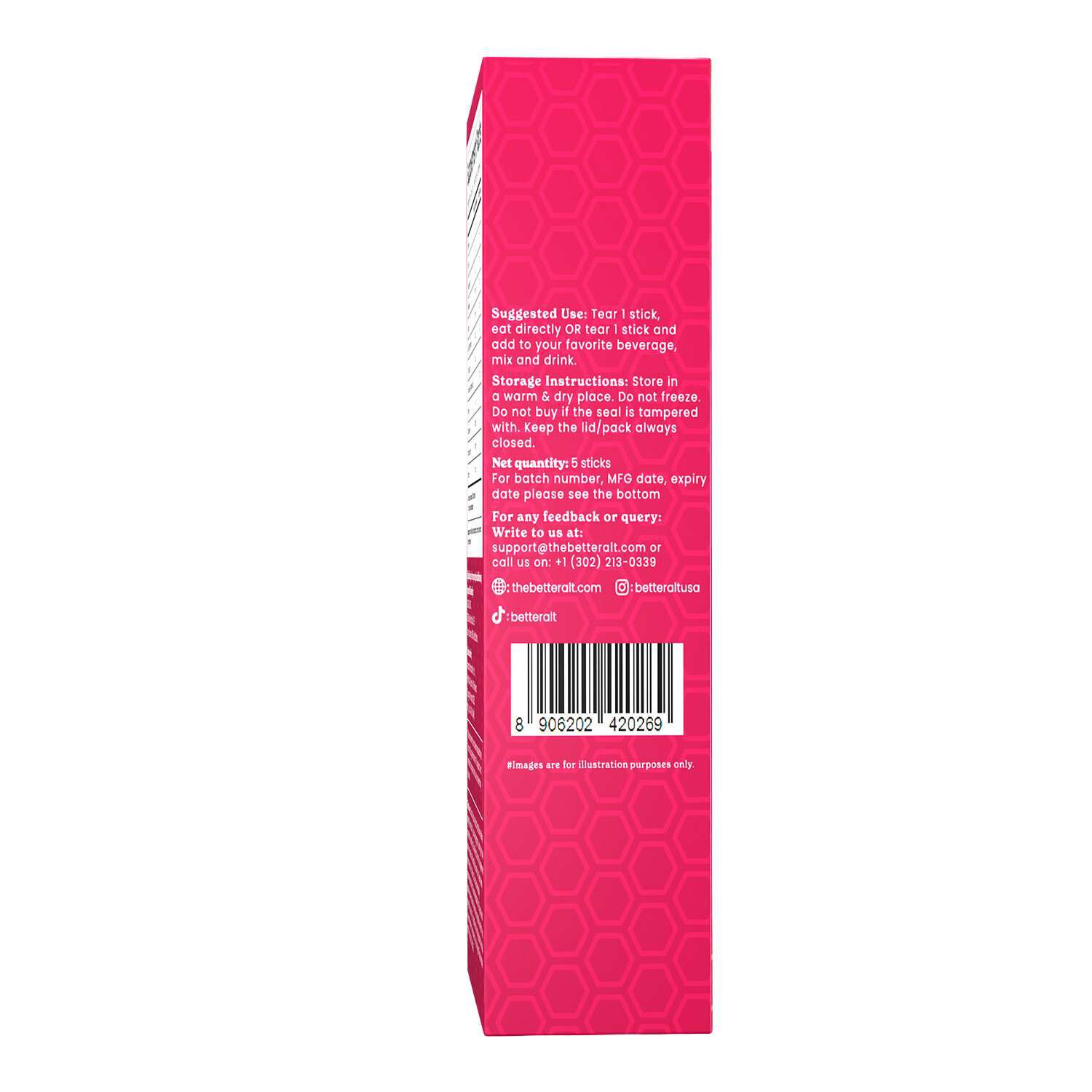 She-lajit Honey Sticks - Strawberry (5 Sticks)